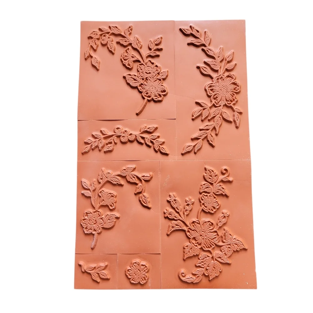 Stampin' Up! New In Box Definitely Decorative Toile Blossoms - Picture 3 of 5